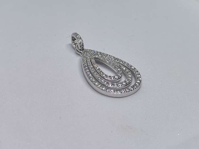 Silver Teardrop Pendant
