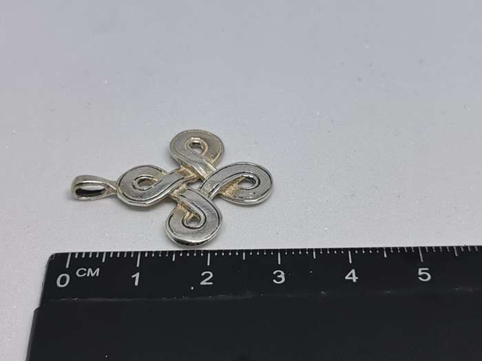 Silver Odin`s Heart Pendant