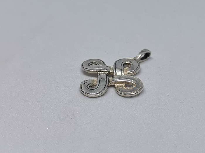 Silver Odin`s Heart Pendant