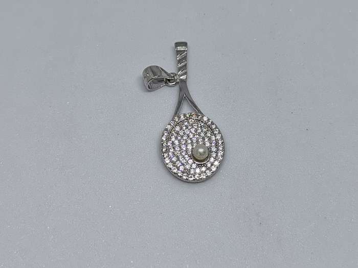 Silver Tennis Pendant
