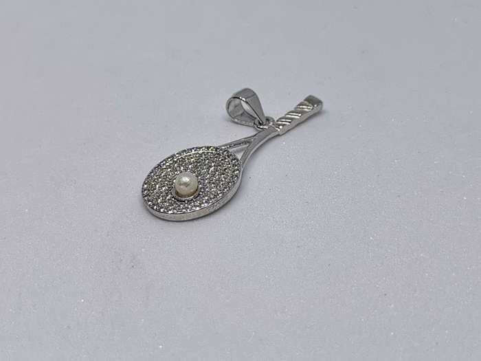Silver Tennis Pendant