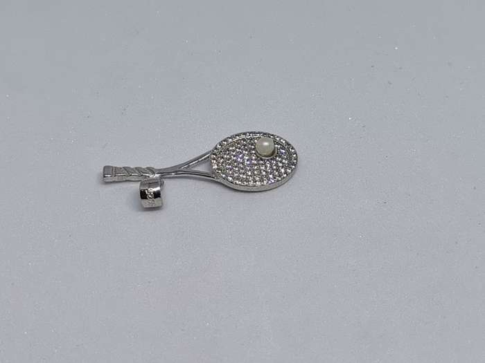 Silver Tennis Pendant