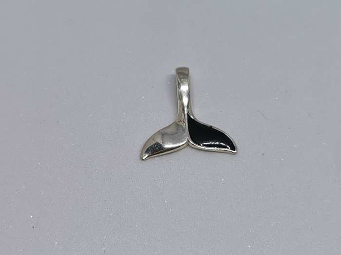 Silver Whale Pendant