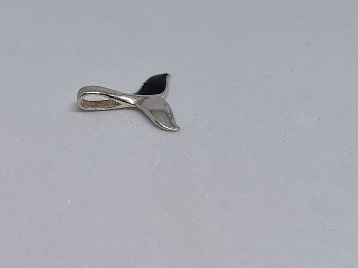 Silver Whale Pendant