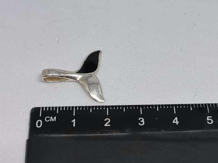 Silver Whale Pendant