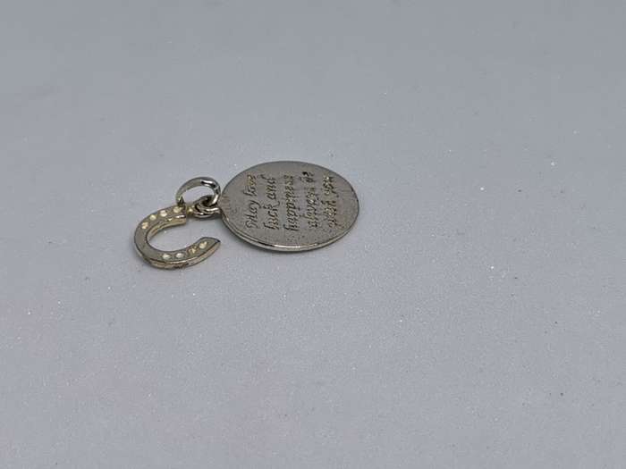 Silver Love Luck & Happiness Pendant