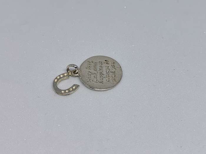 Silver Love Luck & Happiness Pendant