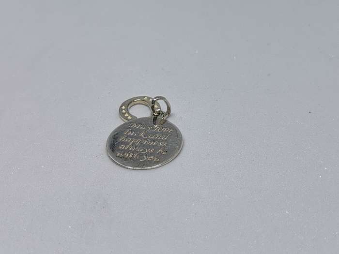 Silver Love Luck & Happiness Pendant