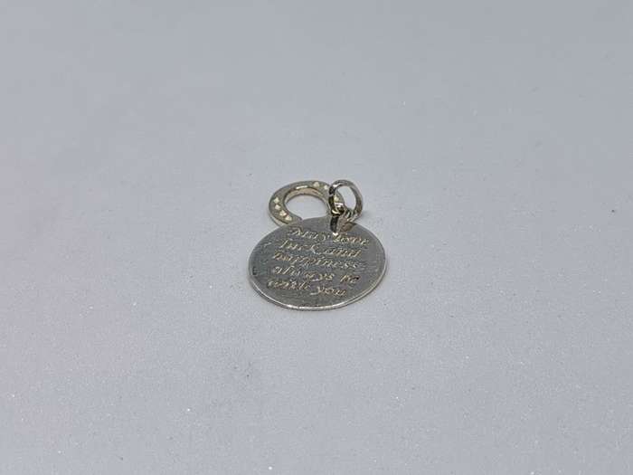 Silver Love Luck & Happiness Pendant