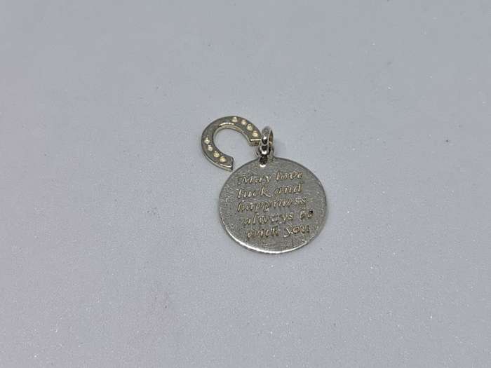 Silver Love Luck & Happiness Pendant