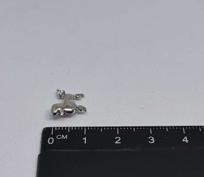 Silver Poodle Pendant
