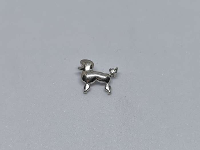 Silver Poodle Pendant