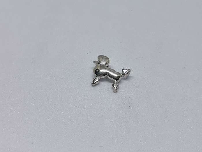 Silver Poodle Pendant
