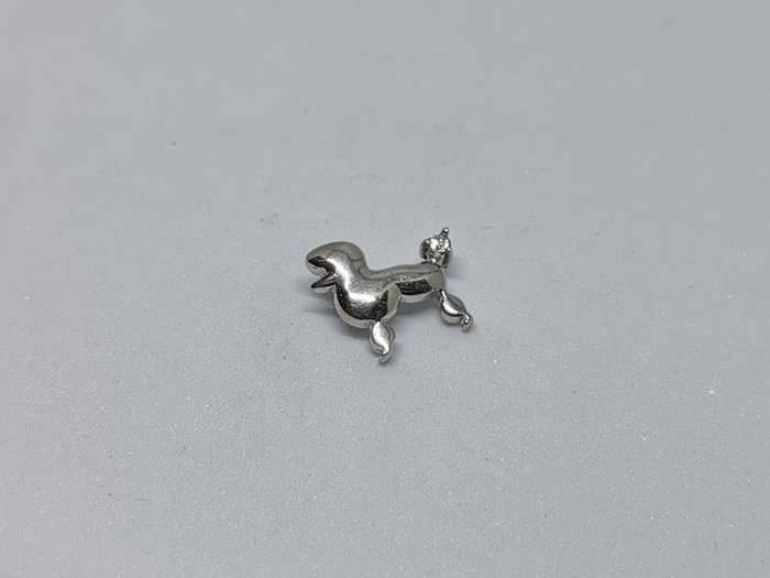 Silver Poodle Pendant