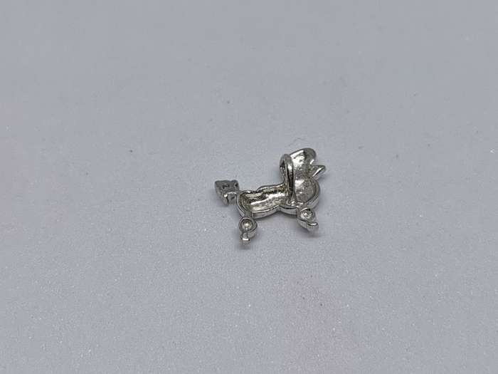 Silver Poodle Pendant