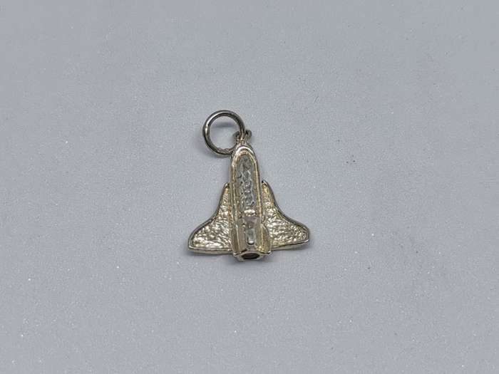 Silver Spaceship Pendant