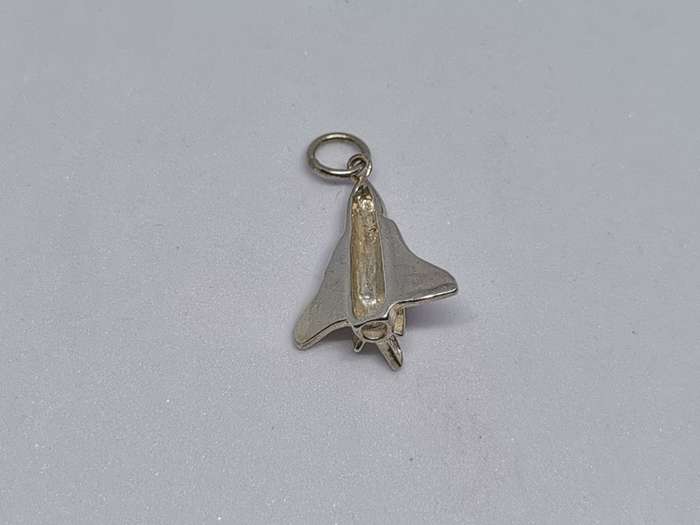 Silver Spaceship Pendant