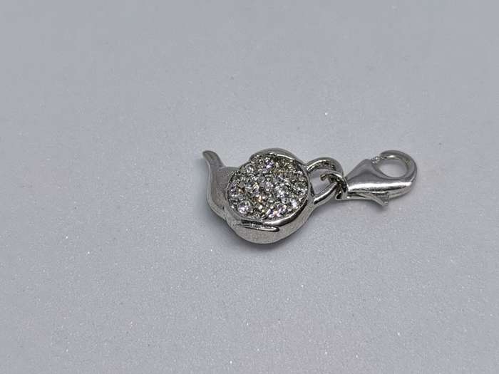 Silver Teapot Charm