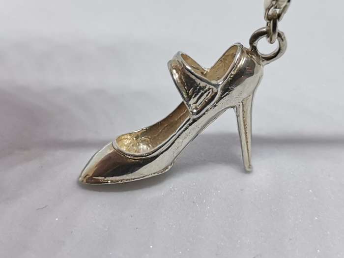 Silver Shoe Charm
