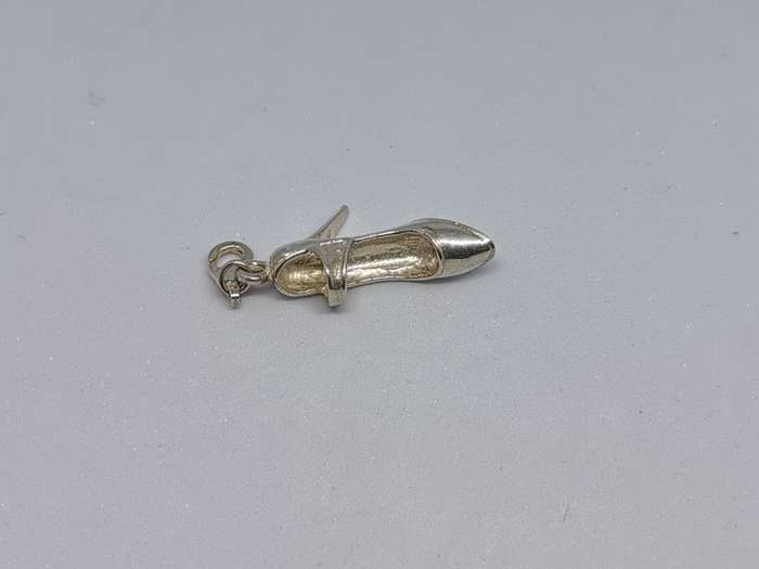 Silver Shoe Charm