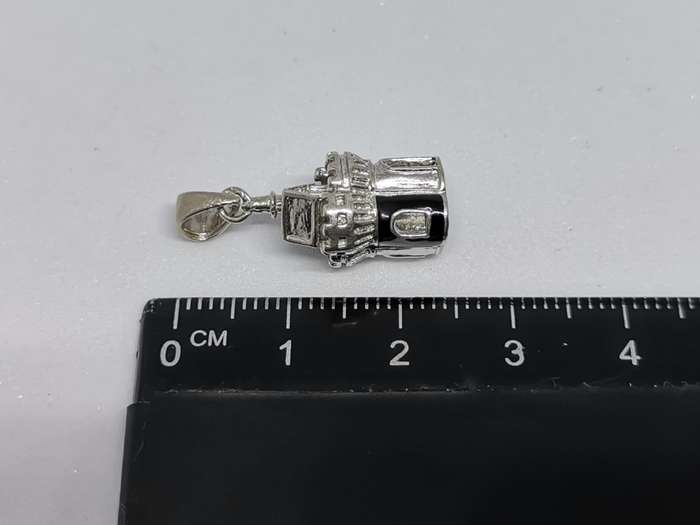 Silver Castle Pendant
