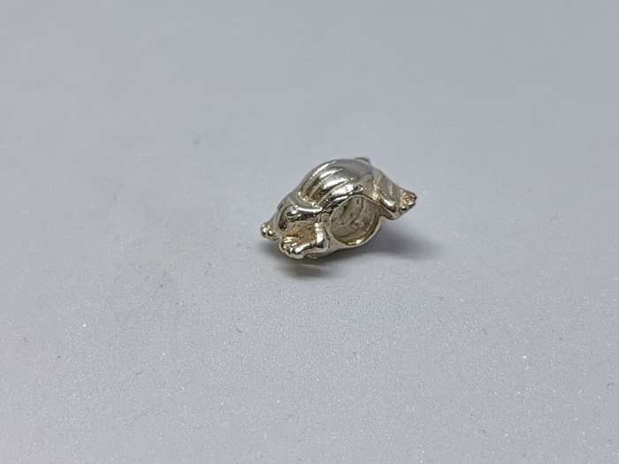 Silver Frog Charm