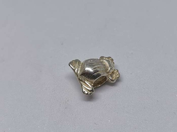 Silver Frog Charm