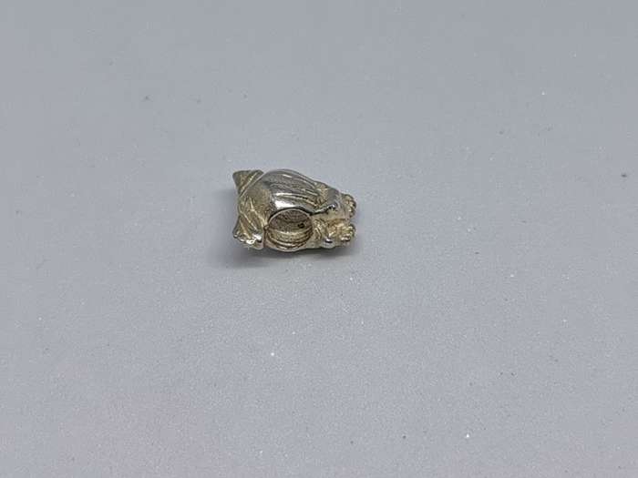 Silver Frog Charm