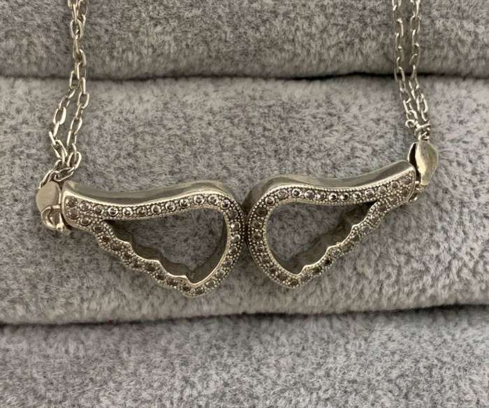 Silver Angel Wings Bracelet