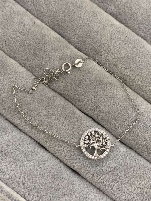 Silver Family Tree Bracelet