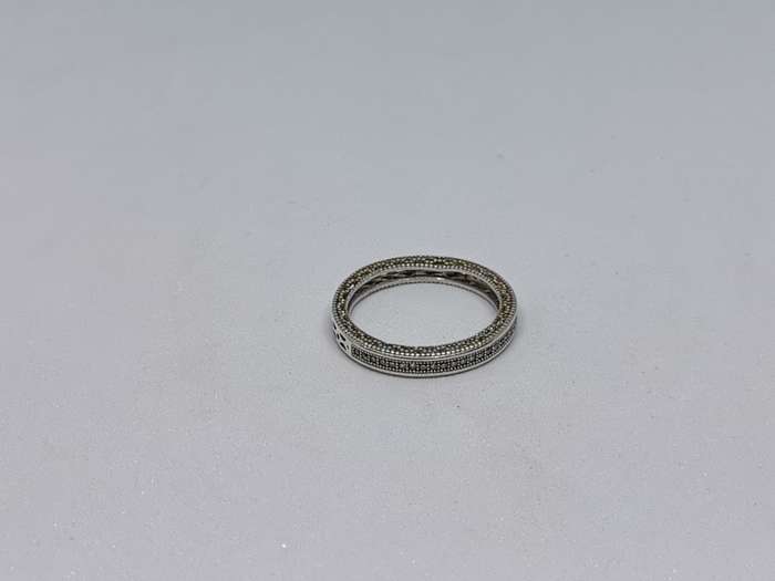 Detailed Silver Ring