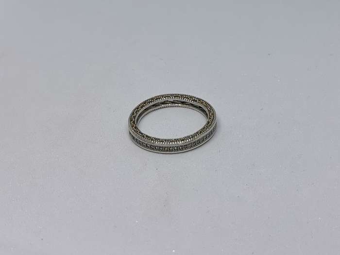 Detailed Silver Ring