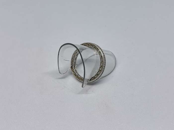 Detailed Silver Ring