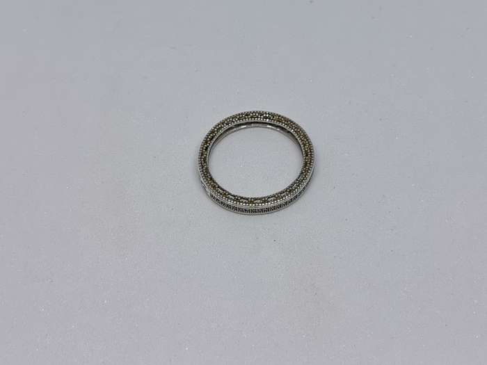 Detailed Silver Ring
