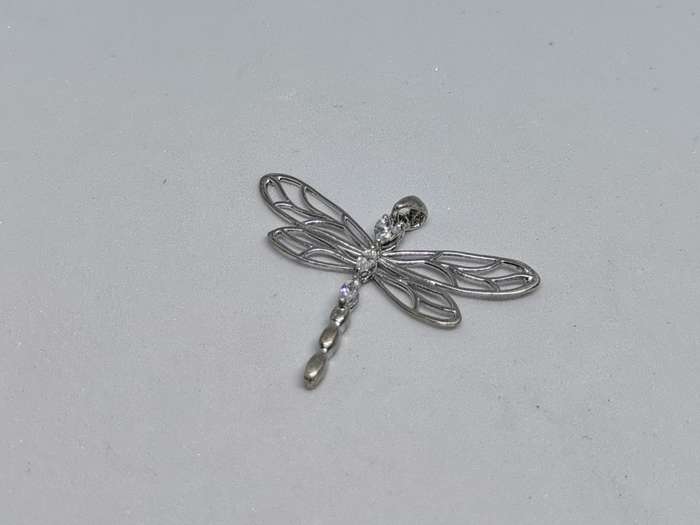 Silver Dragonfly Pendant