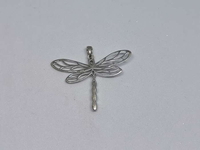 Silver Dragonfly Pendant