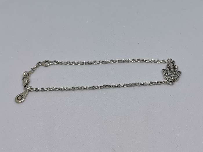 Silver Hamsa Bracelet