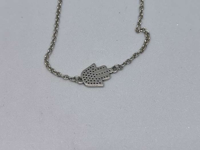 Silver Hamsa Bracelet