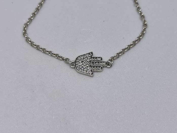 Silver Hamsa Bracelet