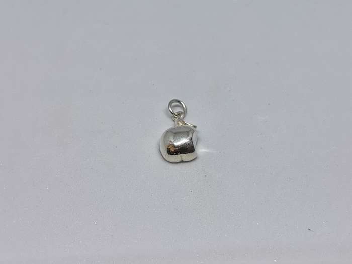 Silver Apple Charm