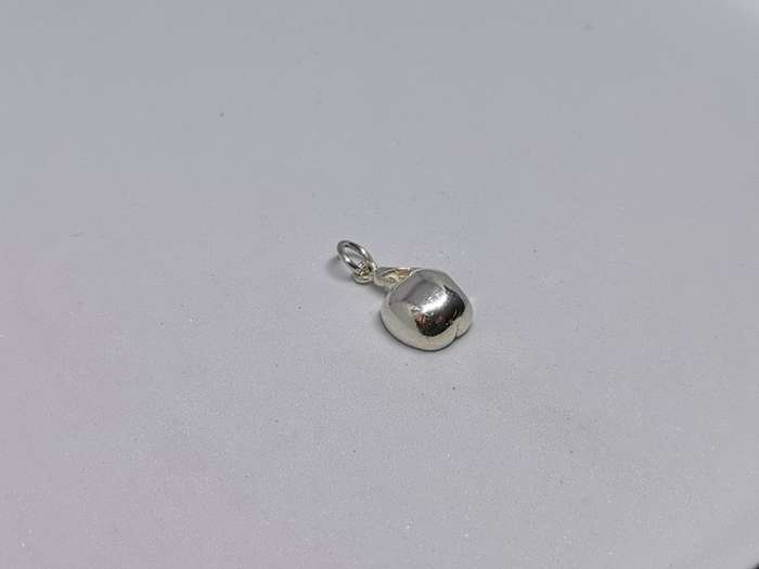 Silver Apple Charm