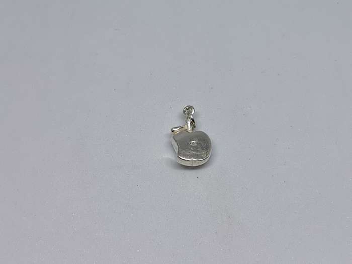 Silver Apple Charm