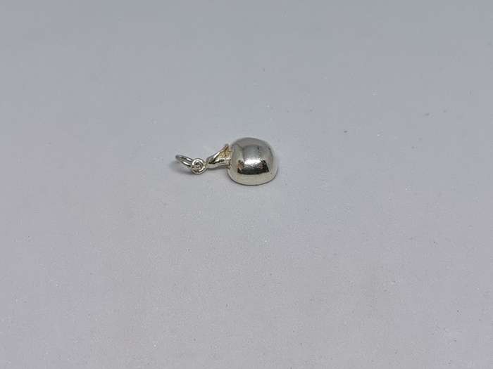 Silver Apple Charm