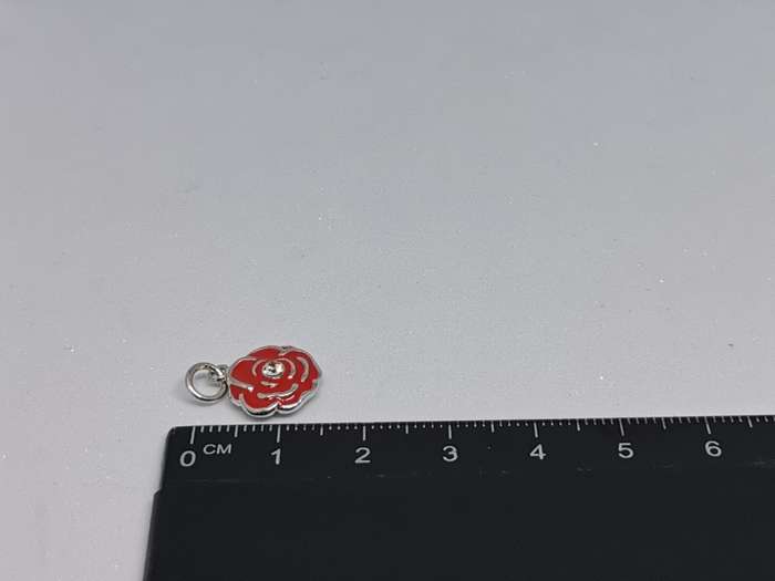 Silver Flower Charm