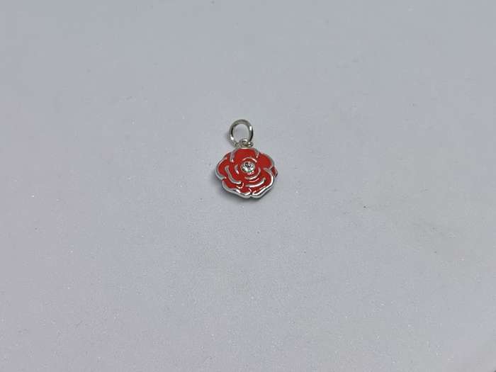 Silver Flower Charm