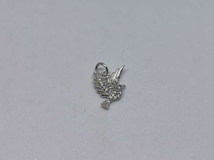 Silver Bird Charm