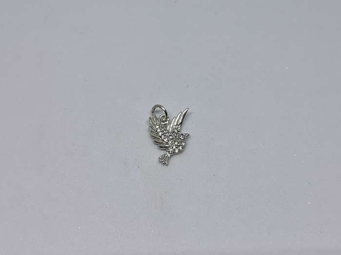 Silver Bird Charm