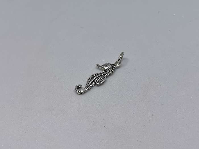 Silver Seahorse Charm