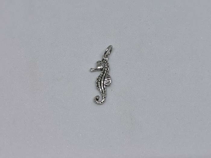 Silver Seahorse Charm