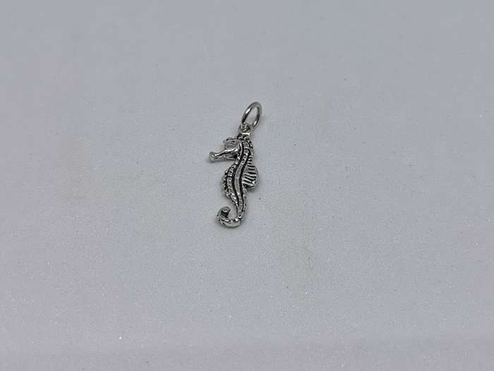 Silver Seahorse Charm